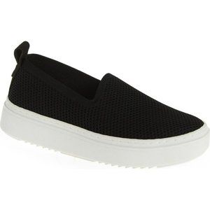 EILEEN FISHER Prosper 2 Slip-On Black Knit Sneaker Size 8